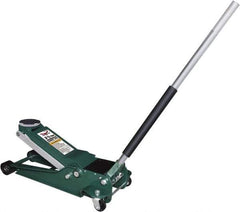 Safeguard - 3-1/2 Ton Capacity Hydraulic Jack - 3-3/4 to 21-3/4" High - Benchmark Tooling
