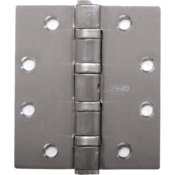 Stanley - 4-1/2" Long x 4-1/2" Wide Grade 1 Bronze Full Mortise Ball Bearing Commercial Hinge - Benchmark Tooling