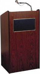 Oklahoma Sound - Wood Full Floor Lectern - 20" Deep x 25" Wide x 46" High - Benchmark Tooling