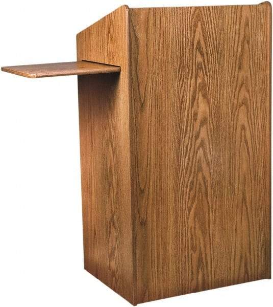 Oklahoma Sound - Wood Full Floor Lectern - 20" Deep x 25" Wide x 46" High - Benchmark Tooling