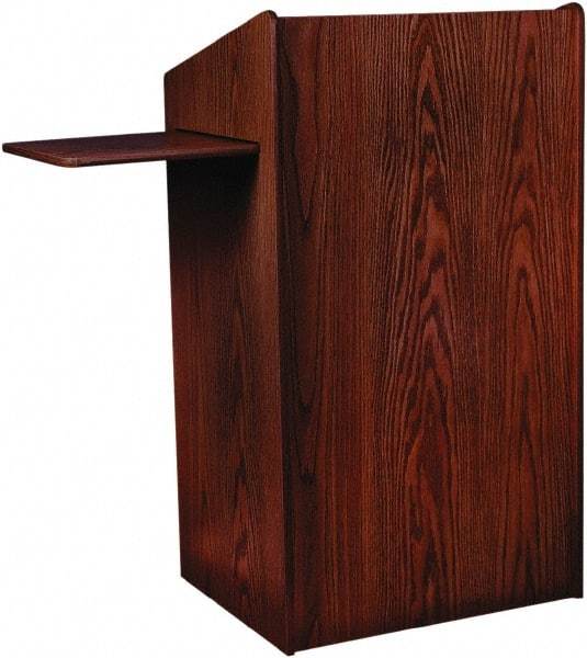 Oklahoma Sound - Wood Full Floor Lectern - 20" Deep x 25" Wide x 46" High - Benchmark Tooling