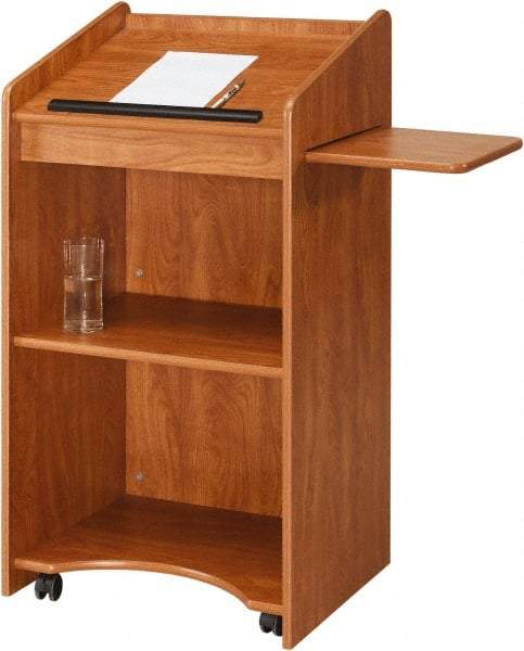 Oklahoma Sound - Wood Full Floor Lectern - 20" Deep x 25" Wide x 46" High - Benchmark Tooling