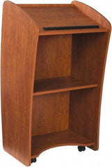 Oklahoma Sound - Wood Full Floor Lectern - 21" Deep x 24" Wide x 46" High - Benchmark Tooling