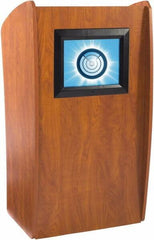 Oklahoma Sound - Wood Full Floor Lectern - 21" Deep x 24" Wide x 46" High - Benchmark Tooling