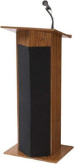 Oklahoma Sound - Wood Full Floor Lectern - 17" Deep x 22" Wide x 46" High - Benchmark Tooling