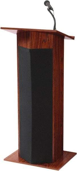 Oklahoma Sound - Wood Full Floor Lectern - 17" Deep x 22" Wide x 46" High - Benchmark Tooling