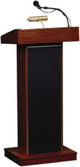 Oklahoma Sound - Wood Full Floor Lectern - 17" Deep x 22" Wide x 46" High - Benchmark Tooling