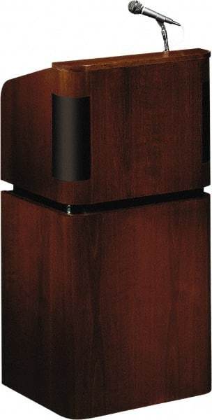 Oklahoma Sound - Wood Full Floor Lectern - 20-1/2" Deep x 24" Wide x 48" High - Benchmark Tooling