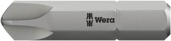 Wera - 5/16" Drive, 1/4 Torq-Set Mplus Screwdriver Bit - 1-1/4" OAL - Benchmark Tooling