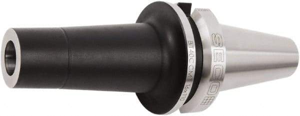 Seco - M20 System Size, CAT40 Taper, Modular Tool Holding System Adapter - 65.79mm Projection, 36.58mm Body Diam, 153.42mm OAL, Through Coolant - Exact Industrial Supply