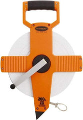 Keson - 200' x 3/8" Tape Measure - 1/10 & 1/100" Graduation - Benchmark Tooling