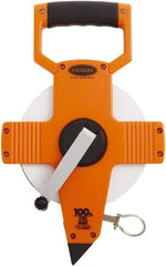 Keson - 100' x 3/8" Tape Measure - 1/10 & 1/100' Graduation - Benchmark Tooling