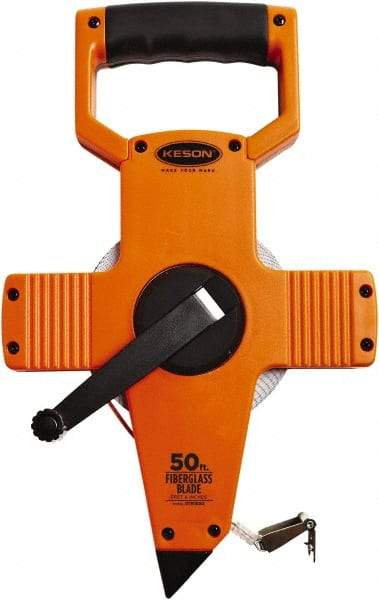 Keson - 50' x 1/2" Tape Measure - 1/8" Graduation - Benchmark Tooling