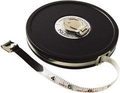 Keson - 100' x 1/2" Tape Measure - 1/10 & 1/100" Graduation - Benchmark Tooling