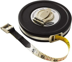 Keson - 50' x 1/2" Tape Measure - 1/8, 1/10 & 1/100" Graduation - Benchmark Tooling