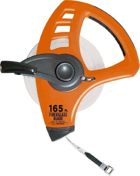 Keson - 165' x 1/2" Tape Measure - 1/10 & 1/100" Graduation - Benchmark Tooling