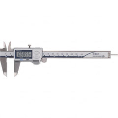 Mitutoyo - 0 to 6" Range 0.01mm Resolution, Electronic Caliper - Steel with 40mm Metal Jaws, 0.001" Accuracy - Benchmark Tooling