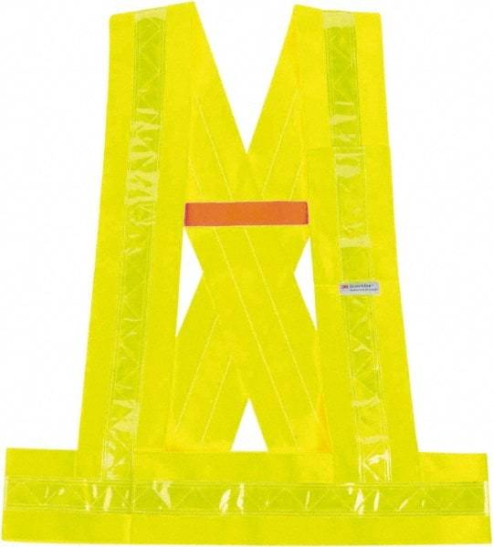 Ergodyne - Size XL/2XL High Visibility Lime Solid Breakaway Vest - ANSI 107, Hook & Loop Closure, 1 Pocket, Polyester - Benchmark Tooling