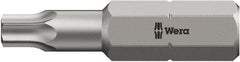 Wera - 5/16 & 1/4" Drive T40 Torx Screwdriver Bit - 4" OAL, Insert Bit - Benchmark Tooling