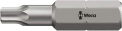 Wera - 5/16" Drive T25 Torx Screwdriver Bit - 2-3/4" OAL, Insert Bit - Benchmark Tooling