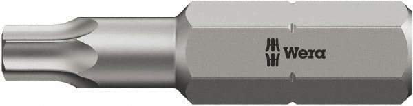 Wera - 5/16 & 1/4" Drive T40 Torx Screwdriver Bit - 2-3/4" OAL, Insert Bit - Benchmark Tooling