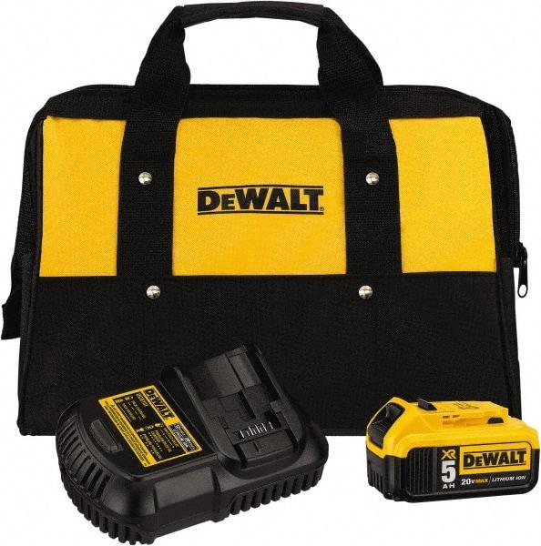 DeWALT - 20 Volt, 1 Battery Lithium-Ion Power Tool Charger - 1 hr to Charge, 20 Volt MAX Batteries Power Source, Battery Included - Benchmark Tooling