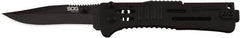 SOG Specialty Knives - 3.019" Blade, 4" OAL, Clip Point Folding Knife - 4.22" Closed Length, Stainless Steel, 1 Blade, 1 Edge, Belt clip - Benchmark Tooling