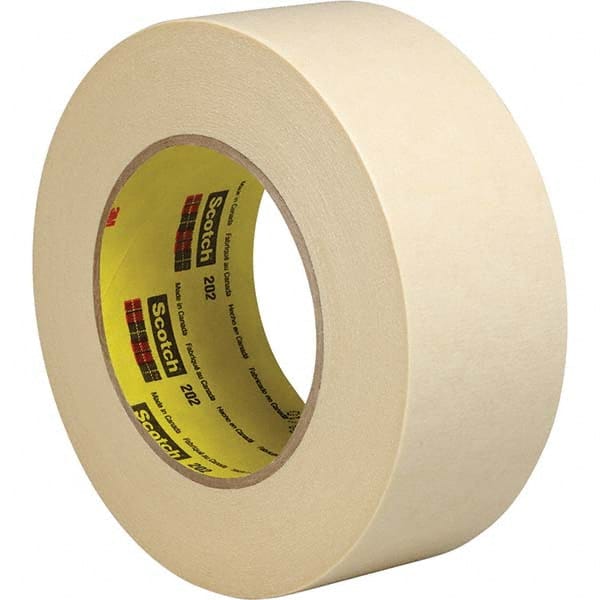 3M - 36mm Wide x 55 m x 6.3 mil Tan Crepe Paper Masking Tape - Benchmark Tooling