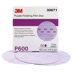 3M - Hook & Loop Discs Abrasive Type: Film Disc Disc Diameter (Inch): 6 - Benchmark Tooling