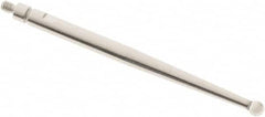 SPI - 2mm Ball Diam, Steel, Ball Test Indicator Contact Point - 1.336" Contact Point Length, Use with Mitutoyo Test Indicators - Benchmark Tooling