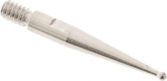 SPI - 0.8mm Ball Diam, Steel, Ball Test Indicator Contact Point - Use with Starrett Test Indicators - Benchmark Tooling