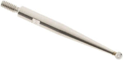SPI - 1.5mm Ball Diam, Carbide, Ball Test Indicator Contact Point - 0.812" Contact Point Length, Use with Interapid Test Indicators - Benchmark Tooling