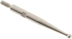 SPI - 1.5mm Ball Diam, Steel, Ball Test Indicator Contact Point - 0.812" Contact Point Length, Use with Interapid Test Indicators - Benchmark Tooling