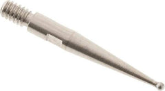 SPI - 0.8mm Ball Diam, Carbide, Ball Test Indicator Contact Point - Use with Starrett Test Indicators - Benchmark Tooling