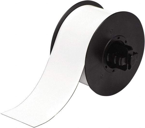 Brady - 2-1/2" Wide x 300" Long, White Magnetic Magnetic Tape - For BBP30 Label Printer, BBP33 Label Printer, BBP35 Multicolor Sign & Label Printer, BBP37 Color & Cut Sign & Label Printer, BradyPrinter S3100, BBP31 Sign & Label Printer - Benchmark Tooling