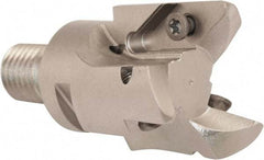 Millstar - VCGT Series ASOC, Right Hand Cut, 50mm Head Length, Modular Milling Cutting Unit Head - 42mm Cutting Diam, 1/8" Depth of Cut, Universal Insert Size - Benchmark Tooling