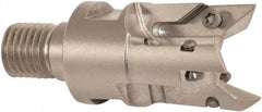 Millstar - VCGT Series ASOC, Right Hand Cut, 50mm Head Length, Modular Milling Cutting Unit Head - 32mm Cutting Diam, 1/8" Depth of Cut, Universal Insert Size - Benchmark Tooling