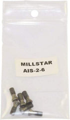 Millstar - Torx Insert Screw for Indexable Milling Cutters - M12 Thread, Industry Std AIS-2-6, For Use with End Mills - Benchmark Tooling