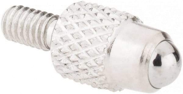 SPI - M2.5, 3mm Ball Diam, Carbide Cupped Ball Contact Point - 7mm Contact Point Length, Use with Dial Indicators - Benchmark Tooling