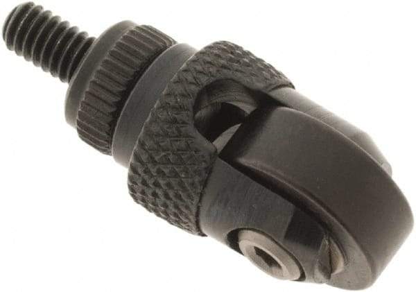 SPI - #4-48, 3/8" Ball Diam, Steel Roller Contact Point - 1/2" Contact Point Length, Use with Dial Indicators - Benchmark Tooling