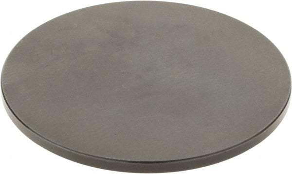 SPI - #4-48, 2-1/2" Ball Diam, Black Oxide Steel Flat Button Contact Point - 1/4" Contact Point Length, Use with Dial Indicators - Benchmark Tooling