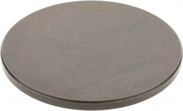 SPI - #4-48, 2" Ball Diam, Black Oxide Steel Flat Button Contact Point - 1/4" Contact Point Length, Use with Dial Indicators - Benchmark Tooling