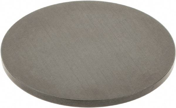 SPI - #4-48, 1-1/2" Ball Diam, Black Oxide Steel Flat Button Contact Point - 1/4" Contact Point Length, Use with Dial Indicators - Benchmark Tooling