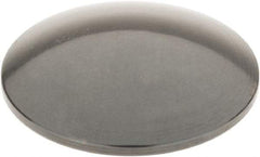 SPI - #4-48, 3/4" Ball Diam, Black Oxide Steel Radius Button Contact Point - 1/4" Contact Point Length, Use with Dial Indicators - Benchmark Tooling