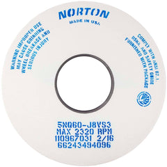 Norton - Tool & Cutter Grinding Wheels Wheel Type: Type 1 Wheel Diameter (Inch): 14 - Benchmark Tooling