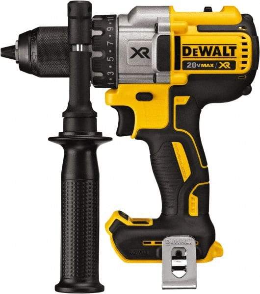 DeWALT - 20 Volt 1/2" Chuck Pistol Grip Handle Cordless Drill - 0-2000 RPM, Keyless Chuck, Reversible, Lithium-Ion Batteries Not Included - Benchmark Tooling