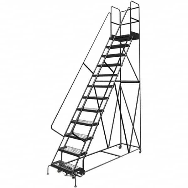 TRI-ARC - Rolling & Wall Mounted Ladders & Platforms Type: Rolling Warehouse Ladder Style: Rolling Platform Ladder - Benchmark Tooling