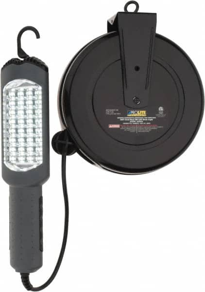 Value Collection - 120 Volt, 1,440 Watt, Electric, LED Portable Drop Light Work Light - 30' Cord, 1 Head, 450 Lumens, ABS - Benchmark Tooling