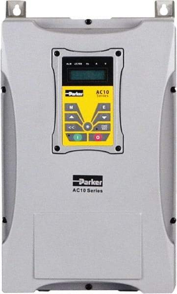 Parker - Single Phase, 230 Volt, 1/2 hp, Variable Frequency Drive - 7.87" Wide x 7.8" Deep x 16" High, IP66 - Benchmark Tooling