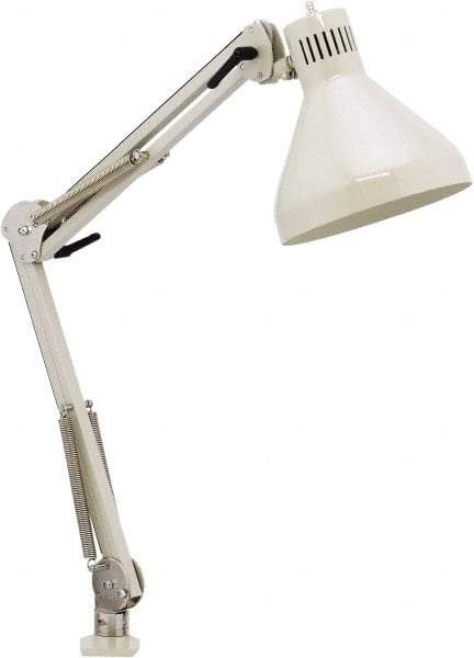 O.C. White - 43 Inch, Spring Suspension, Clamp on, LED, Shadow White, General Purpose Task Light - 250 Watt, 120 Volt, Nonmagnifying - Benchmark Tooling